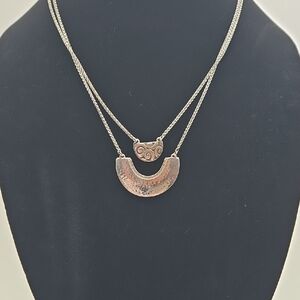 Brighton Dual-Tone Silver and Copper Necklace